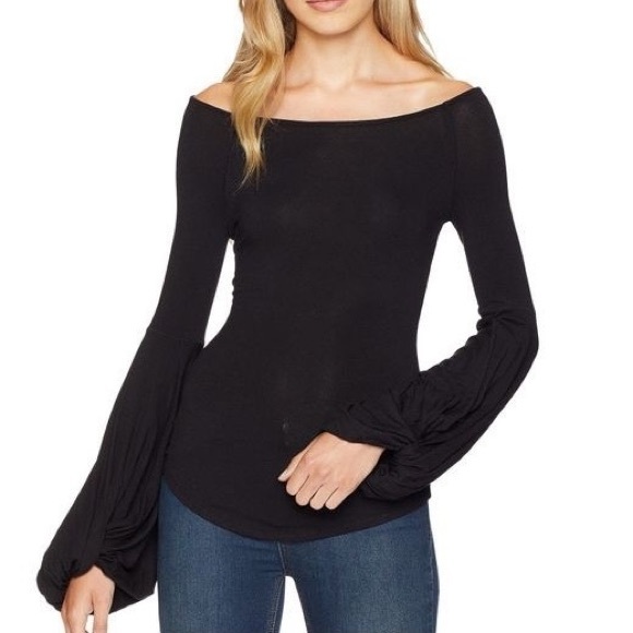 ❌SOLD❌ Free People Black To The Tropics Top Sz S - Picture 3 of 13